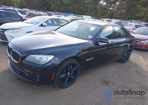 2013 BMW 740I из США, поврежденный, VIN WBAYA6C53DC995336